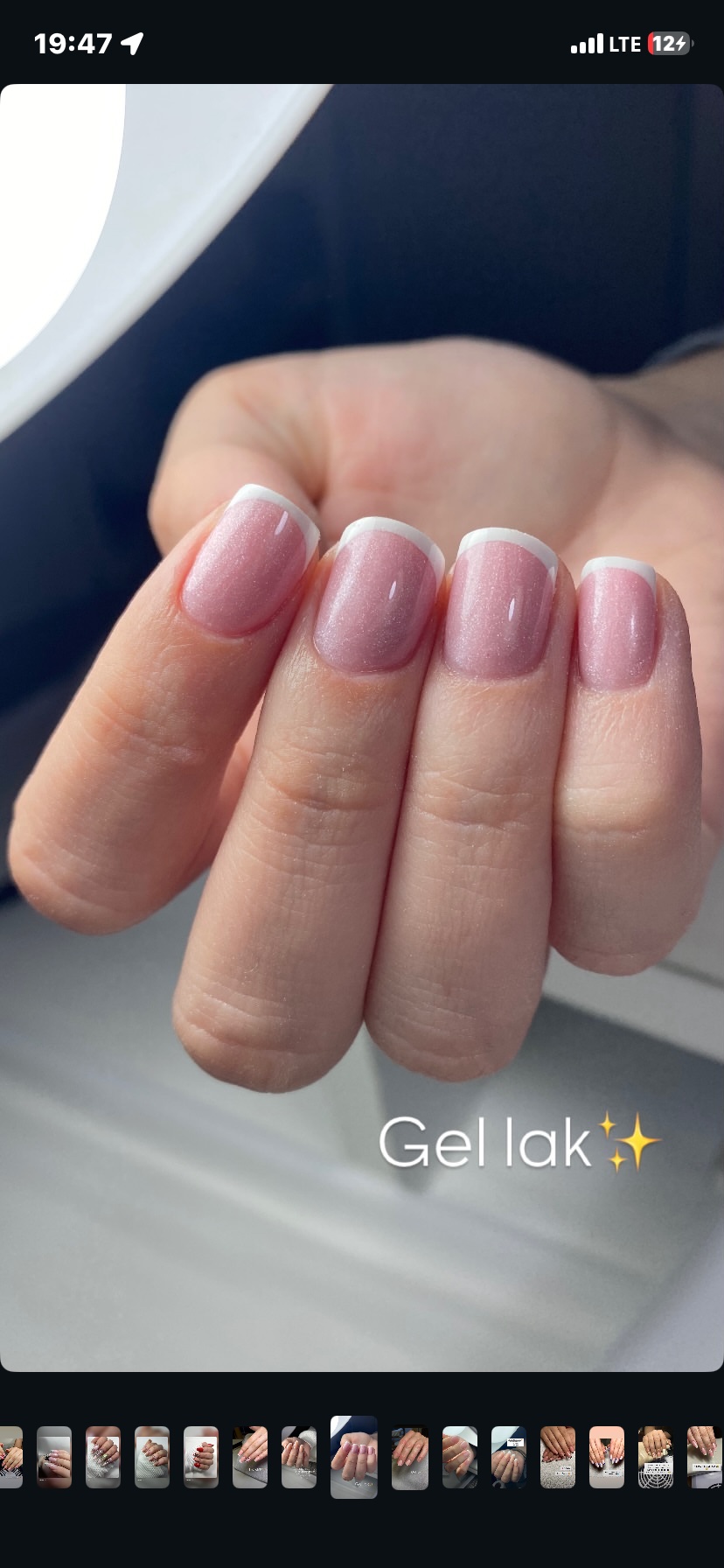 Gel lak example
